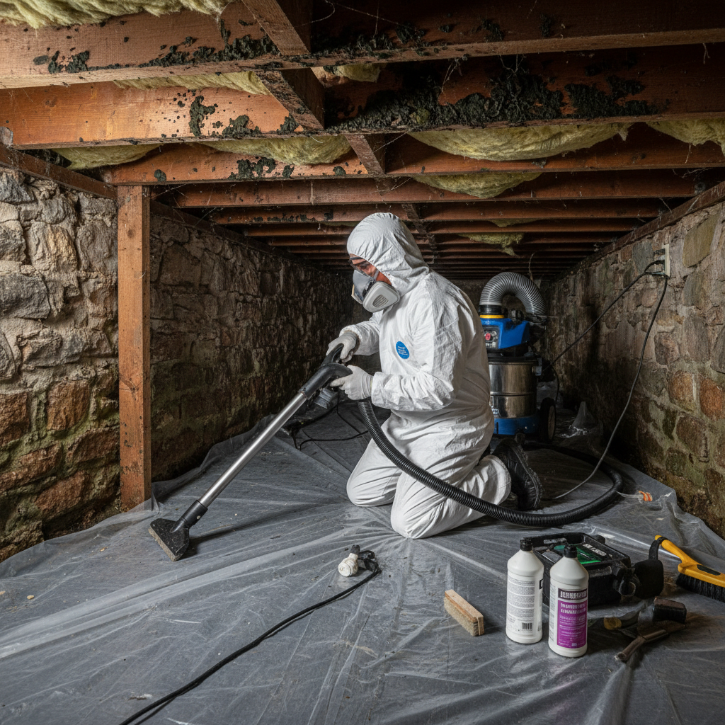 Crawl Space Mold Remediation